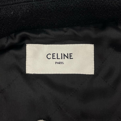 CELINE | セリーヌ BASEBALL TEDDY JACKET スタジャン ブラック サイズ：50【尾張小牧店】