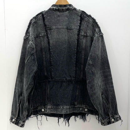 BALENCIAGA | バレンシアガ Oversized Cut-up Denim Jacket デニム ブラック サイズ：L【尾張小牧店】
