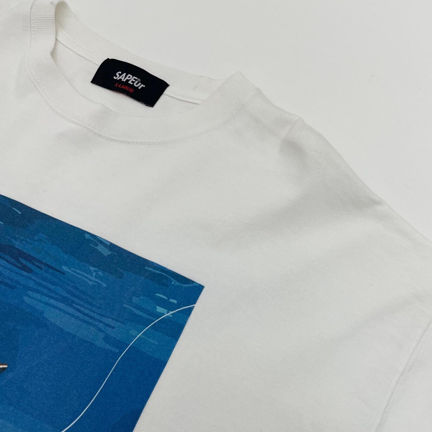 【中古】SAPEur | サプール　23AW Wolf Money L/S Tee 長袖Ｔシャツ ホワイト サイズ：XL【尾張小牧店】