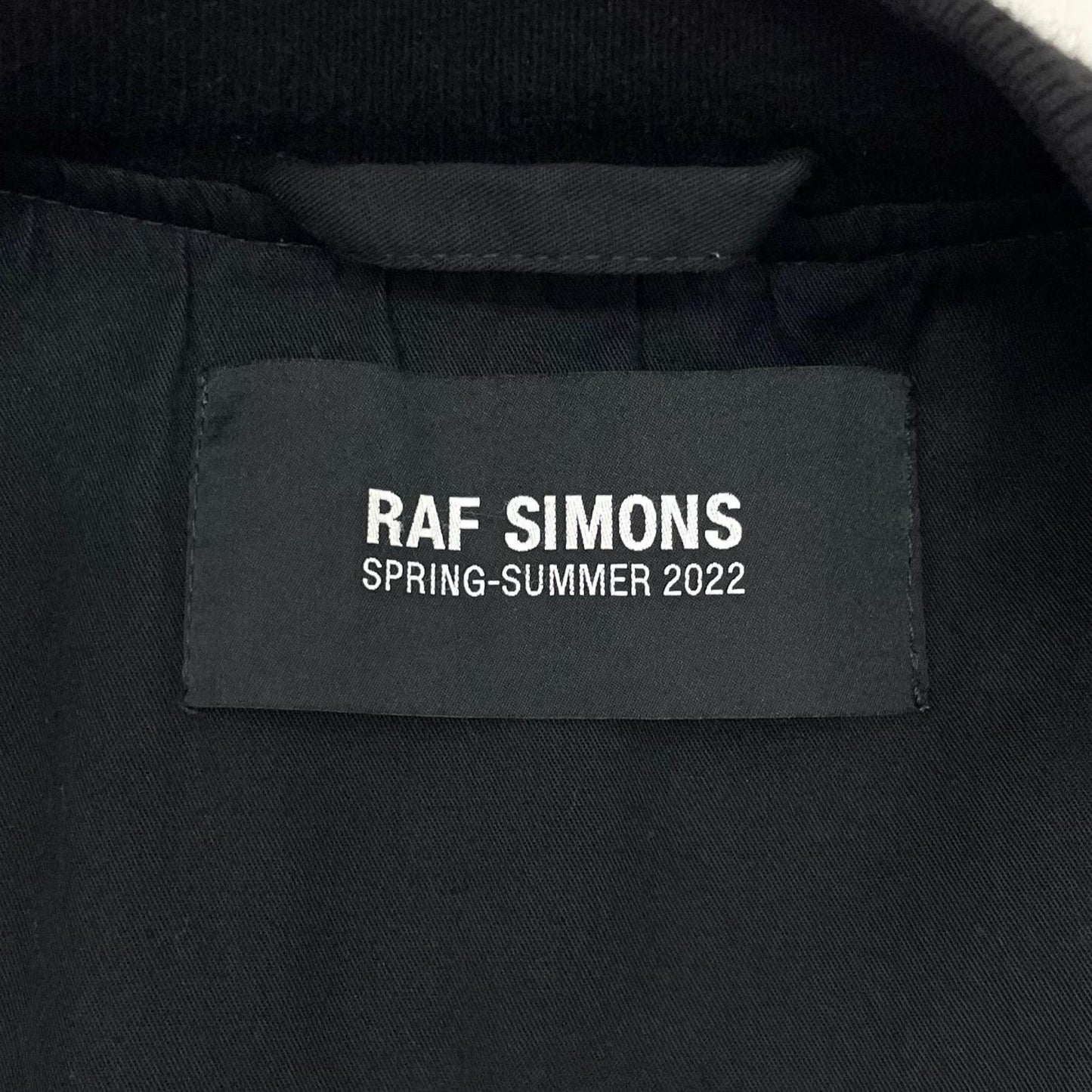 RAF SIMONS | ラフシモンズ SCHOOL UNIFORM BOMBER GRIMCRAWLER ミリタリーコート 221-623A ブラック サイズ：S【尾張小牧店】