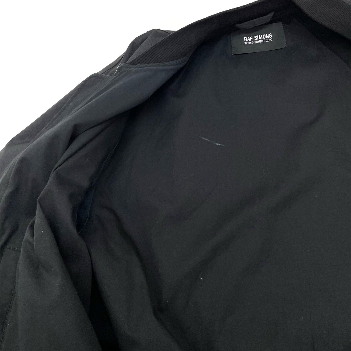 RAF SIMONS | ラフシモンズ SCHOOL UNIFORM BOMBER GRIMCRAWLER ミリタリーコート 221-623A ブラック サイズ：S【尾張小牧店】