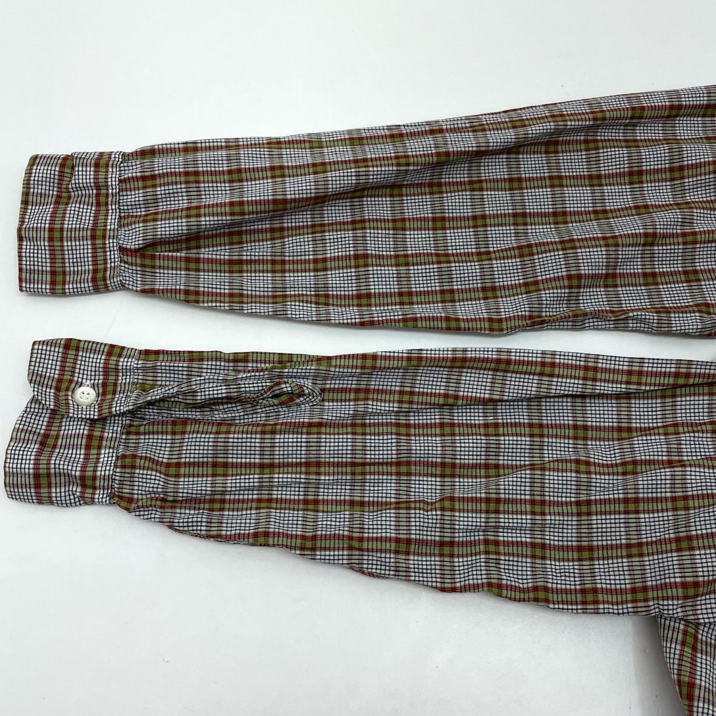 VINTAGE | ビンテージ 半袖シャツ ホワイト×グリーン×レッド×ブラック サイズ：M【尾張小牧店】
