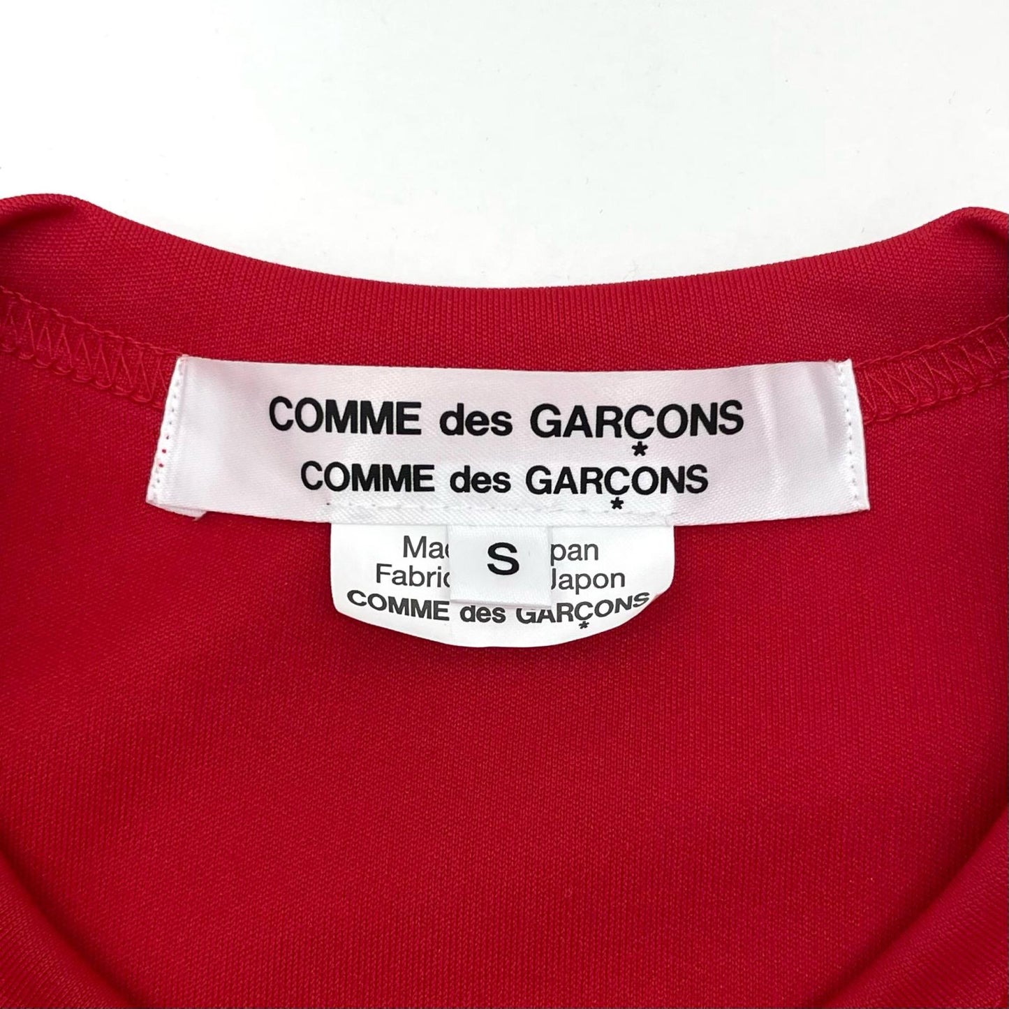 COMME des GARCONS | コムデギャルソン カットソー RP-T004 レッド サイズ：S【尾張小牧店】