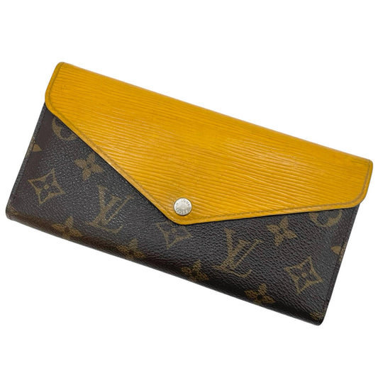 LOUIS VUITTON | ルイ・ヴィトン 長財布 ブラウン×イエロー【尾張小牧店】
