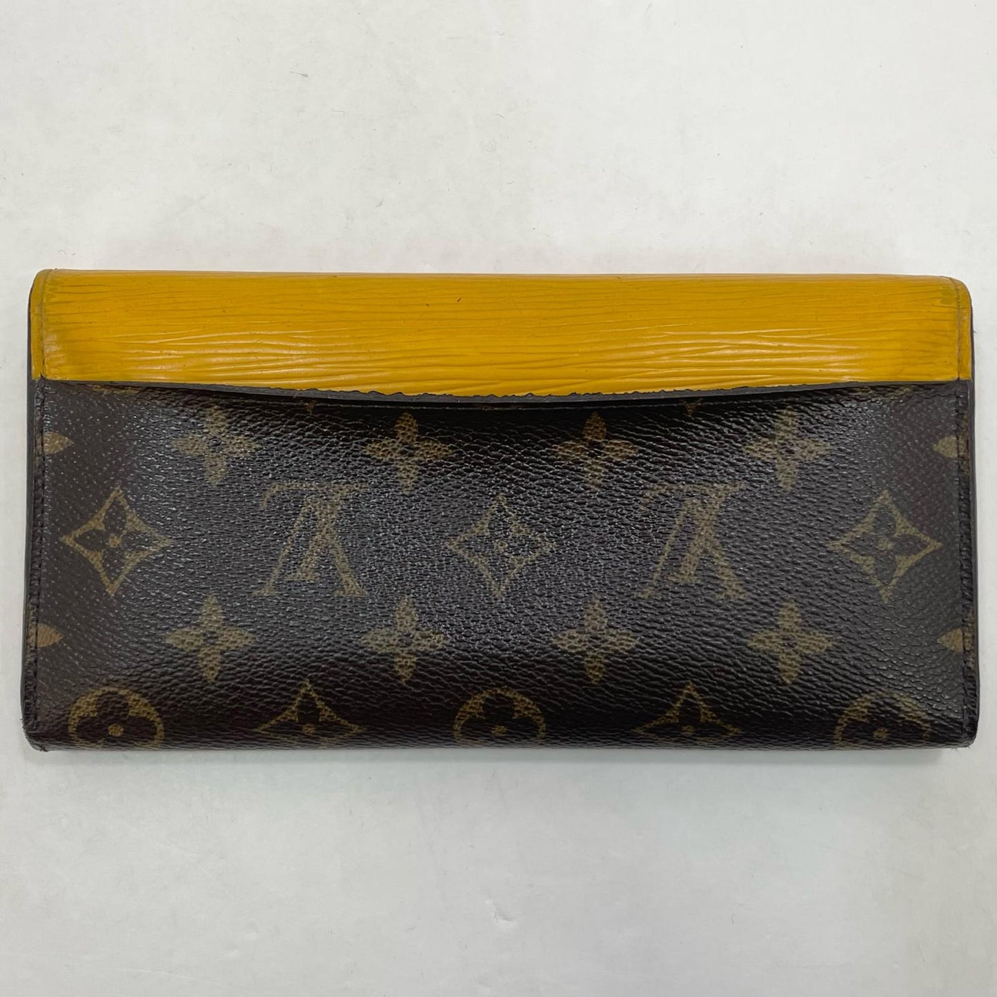 LOUIS VUITTON | ルイ・ヴィトン 長財布 ブラウン×イエロー【尾張小牧店】