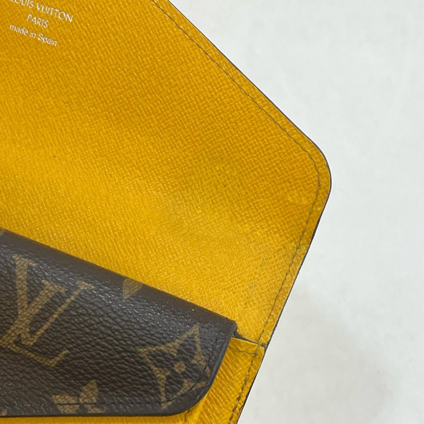 LOUIS VUITTON | ルイ・ヴィトン 長財布 ブラウン×イエロー【尾張小牧店】