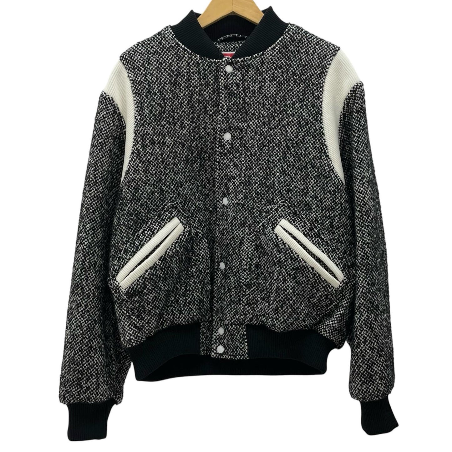 KENZO | ケンゾー WOOL VARSITY JACKET ブルゾン FE65BL14890X ブラック×ホワイト サイズ：L【尾張小牧店】