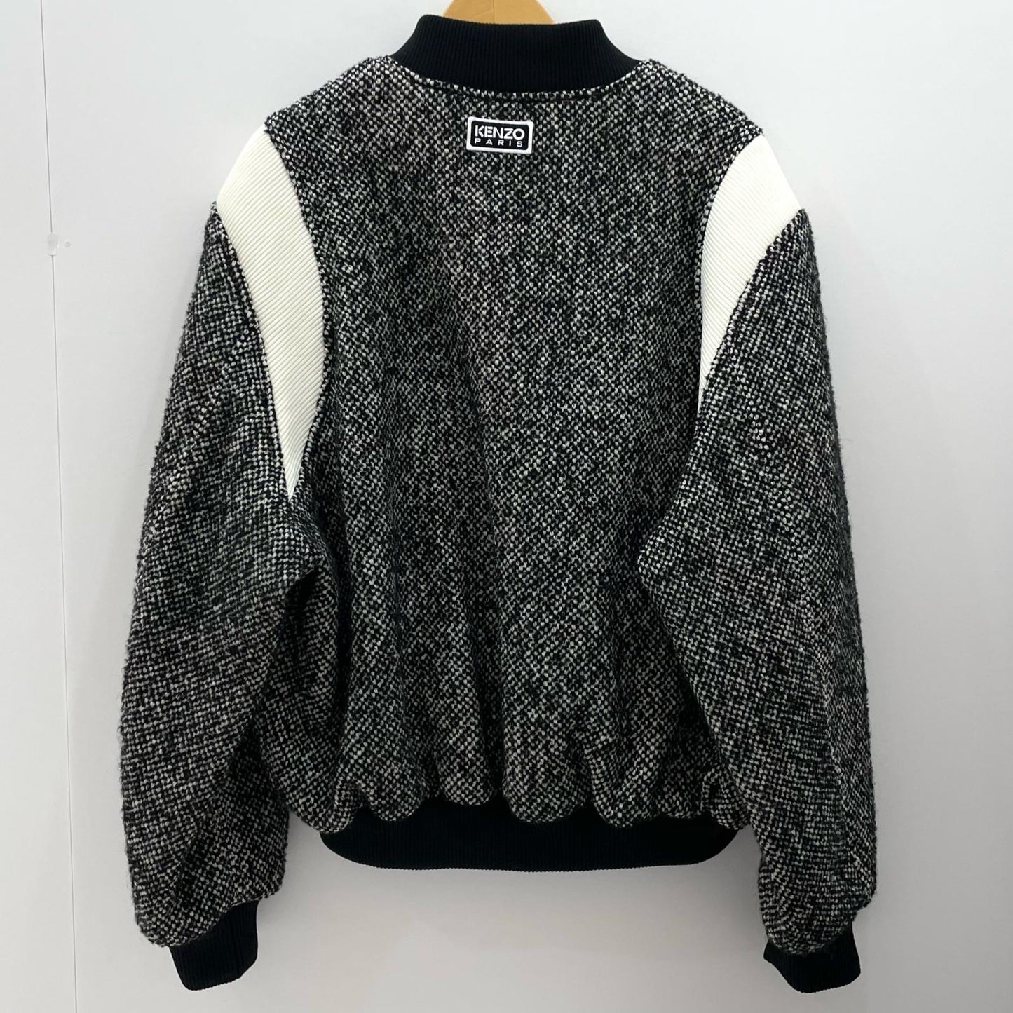 KENZO | ケンゾー WOOL VARSITY JACKET ブルゾン FE65BL14890X ブラック×ホワイト サイズ：L【尾張小牧店】