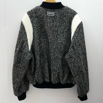 KENZO | ケンゾー WOOL VARSITY JACKET ブルゾン FE65BL14890X ブラック×ホワイト サイズ：L【尾張小牧店】