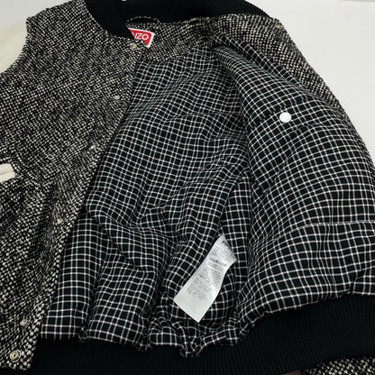 KENZO | ケンゾー WOOL VARSITY JACKET ブルゾン FE65BL14890X ブラック×ホワイト サイズ：L【尾張小牧店】