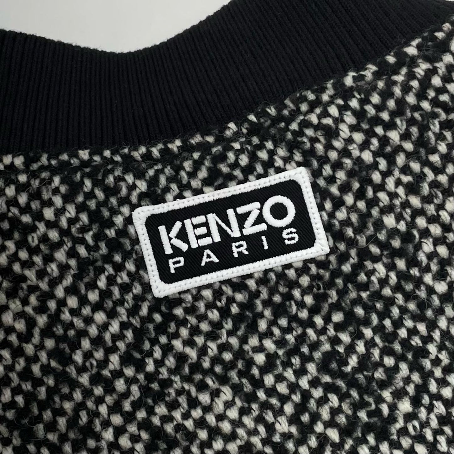 KENZO | ケンゾー WOOL VARSITY JACKET ブルゾン FE65BL14890X ブラック×ホワイト サイズ：L【尾張小牧店】