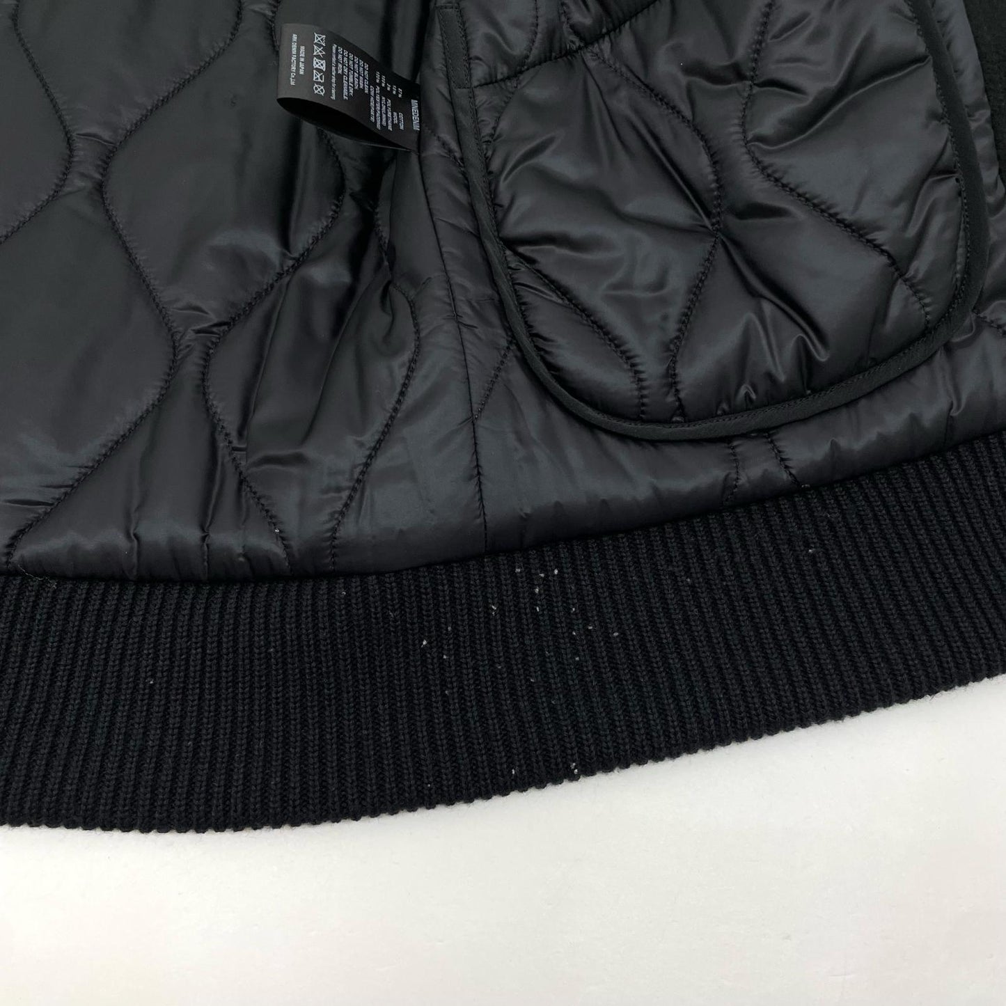 MINEDENIM | マインデニム Brushed Wool Denim Stadium Jumper スタジャン 1910-8002-99-012 ブラック サイズ：1【尾張小牧店】