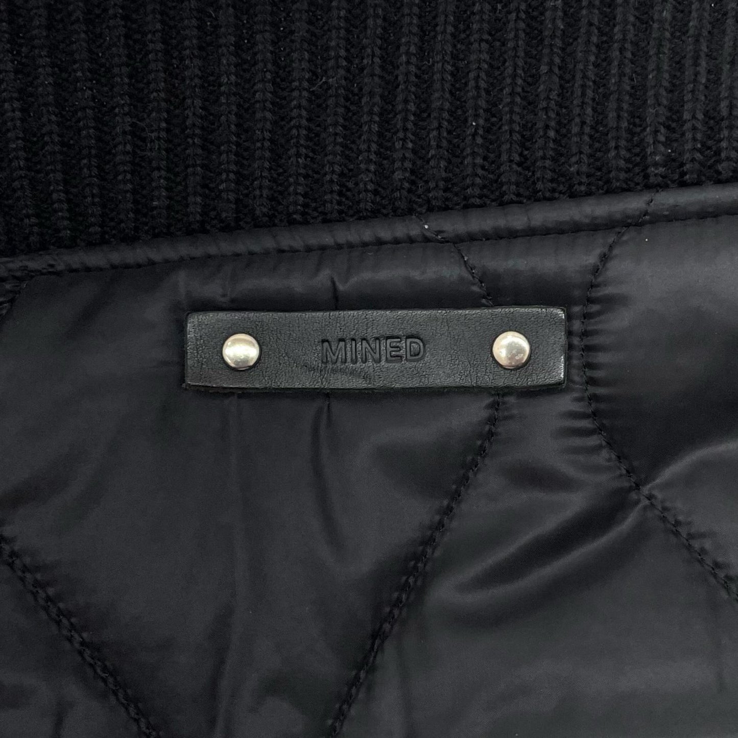 MINEDENIM | マインデニム Brushed Wool Denim Stadium Jumper スタジャン 1910-8002-99-012 ブラック サイズ：1【尾張小牧店】