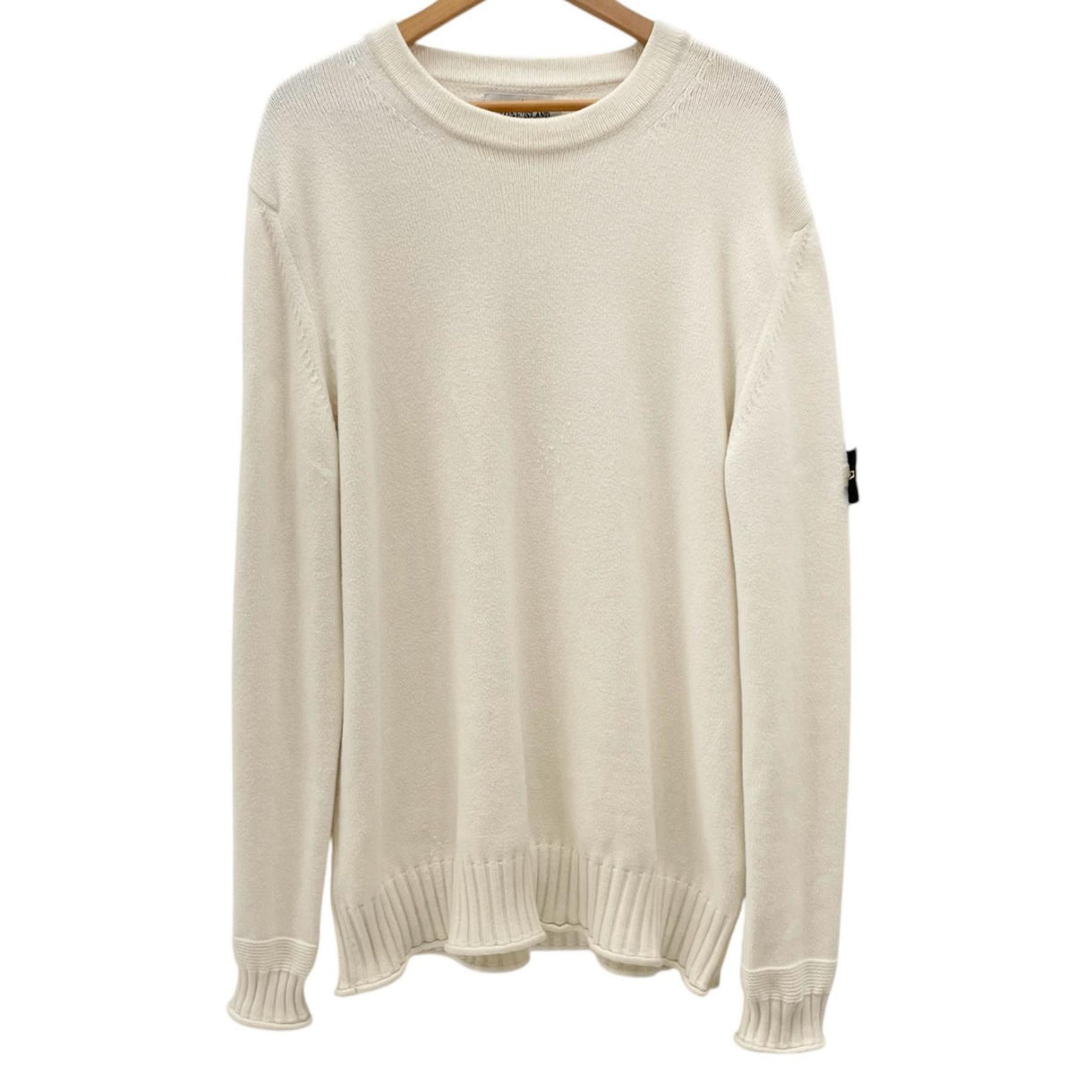【中古】STONE ISLAND | ストーンアイランド 長袖ニット 7715506A2 ホワイト サイズ：XL【尾張小牧店】