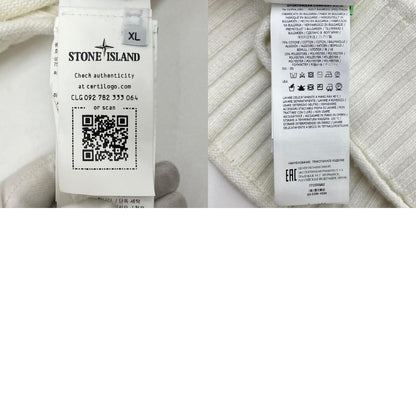 【中古】STONE ISLAND | ストーンアイランド 長袖ニット 7715506A2 ホワイト サイズ：XL【尾張小牧店】