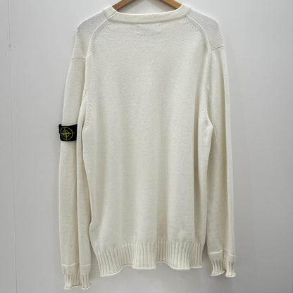 【中古】STONE ISLAND | ストーンアイランド 長袖ニット 7715506A2 ホワイト サイズ：XL【尾張小牧店】