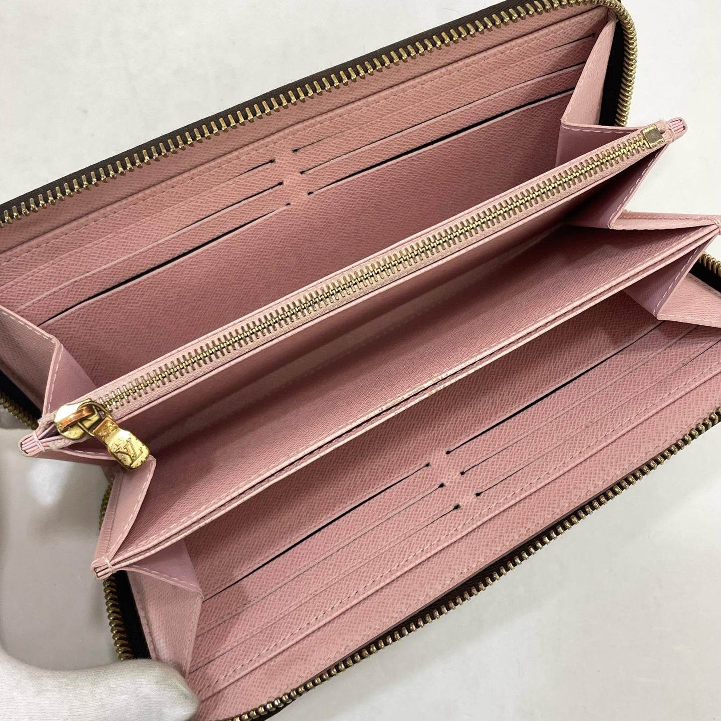 LOUIS VUITTON | ルイ・ヴィトン 長財布 ブラウン×ピンク【尾張小牧店】