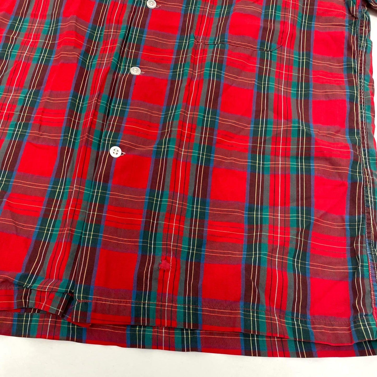 VINTAGE | ビンテージ 半袖シャツ レッド サイズ：M【尾張小牧店】