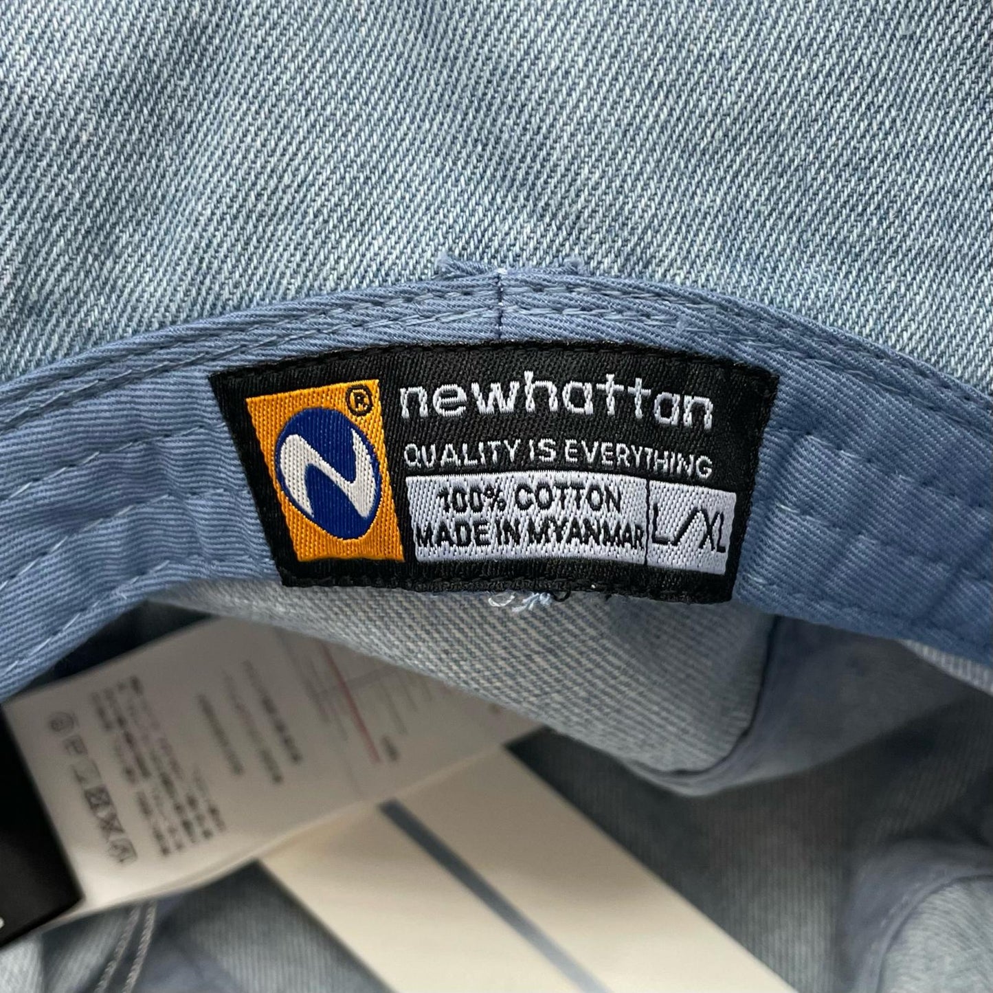 NEON SIGN | ネオンサイン Denim Bucket Hat ハット N1625 ブルー サイズ：48【尾張小牧店】
