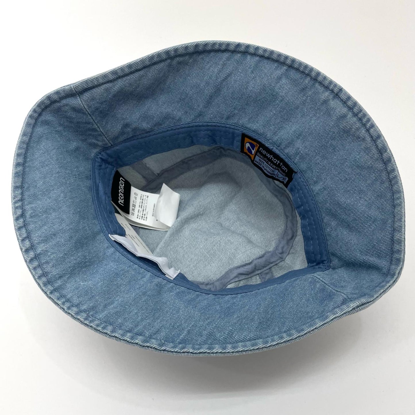 NEON SIGN | ネオンサイン Denim Bucket Hat ハット N1625 ブルー サイズ：48【尾張小牧店】