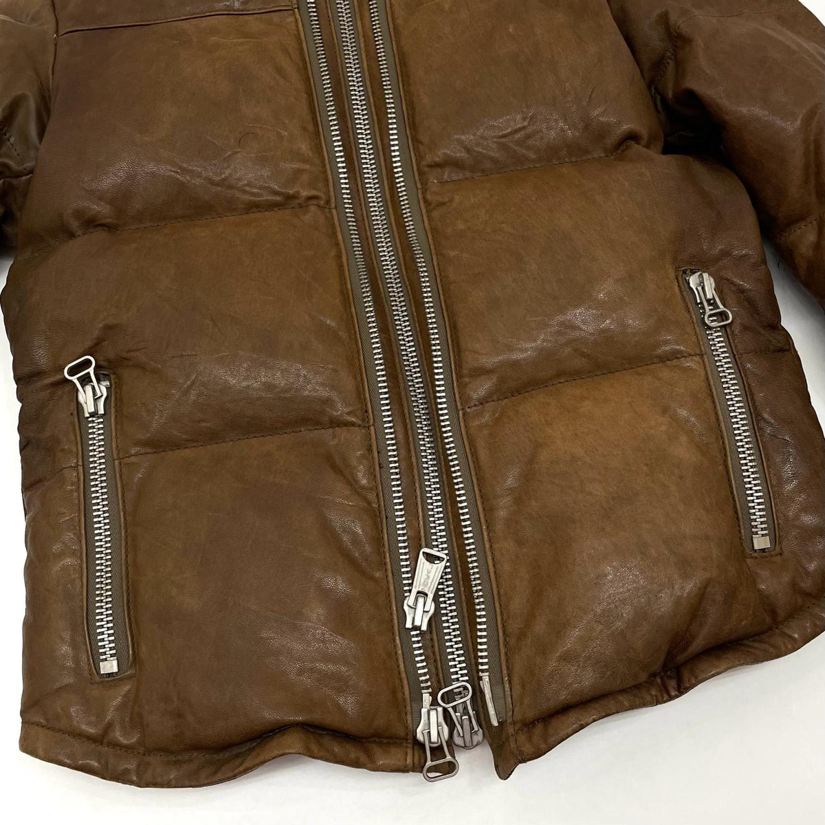 【中古】schott | ショット　L.H.P ダウンジャケット ブラウン サイズ：M【尾張小牧店】