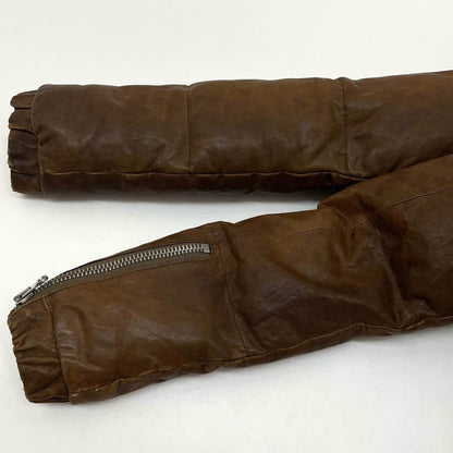 【中古】schott | ショット　L.H.P ダウンジャケット ブラウン サイズ：M【尾張小牧店】