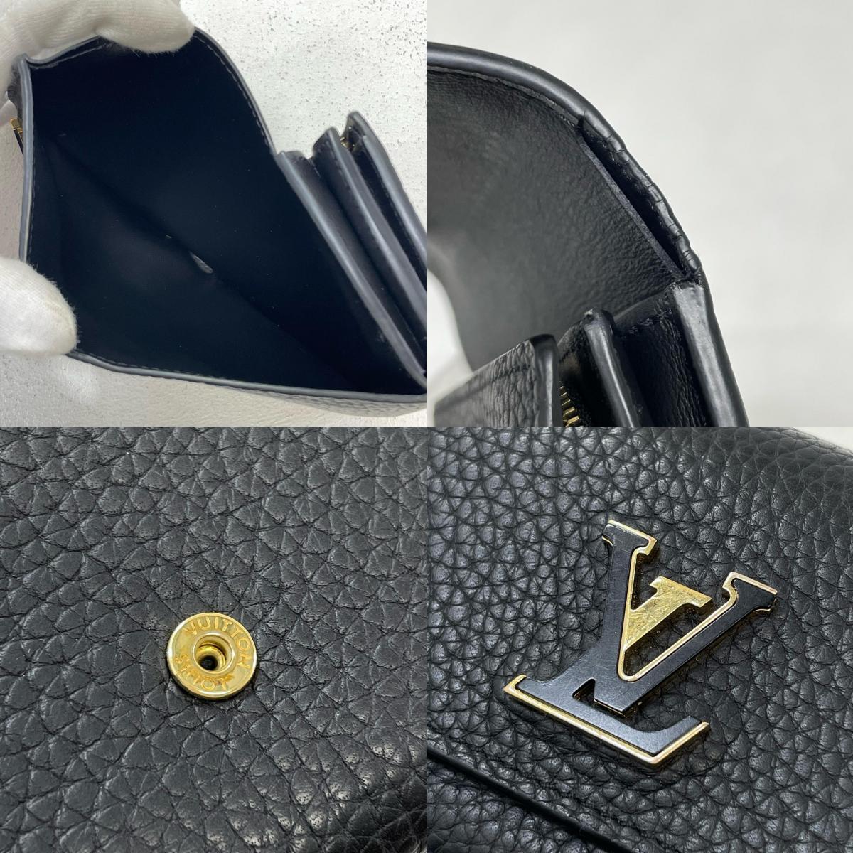 LOUIS VUITTON | ルイ・ヴィトン 二つ折り財布 ブラック【尾張小牧店】