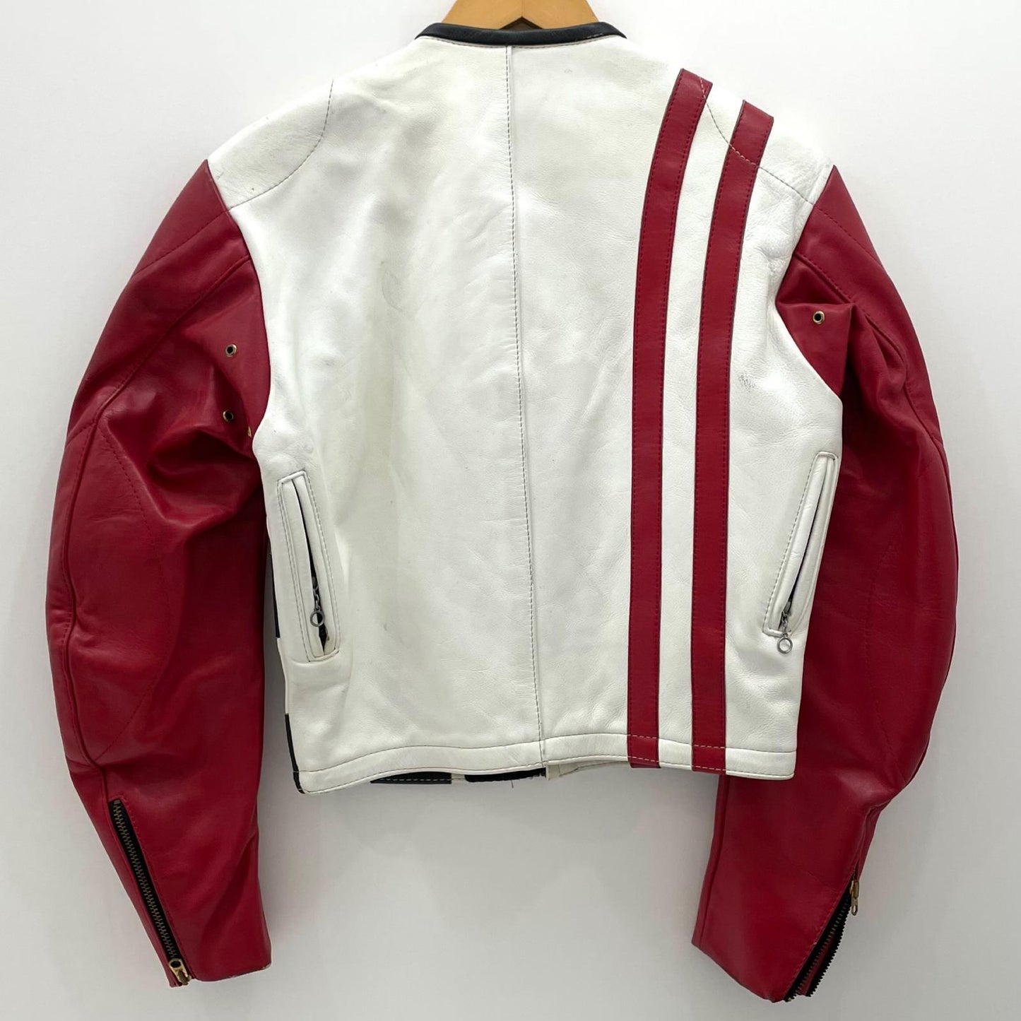 【中古】VANSON | バンソン ライダースジャケット レッド×ホワイト×ブラック サイズ：36【尾張小牧店】