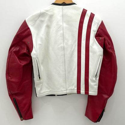 【中古】VANSON | バンソン ライダースジャケット レッド×ホワイト×ブラック サイズ：36【尾張小牧店】