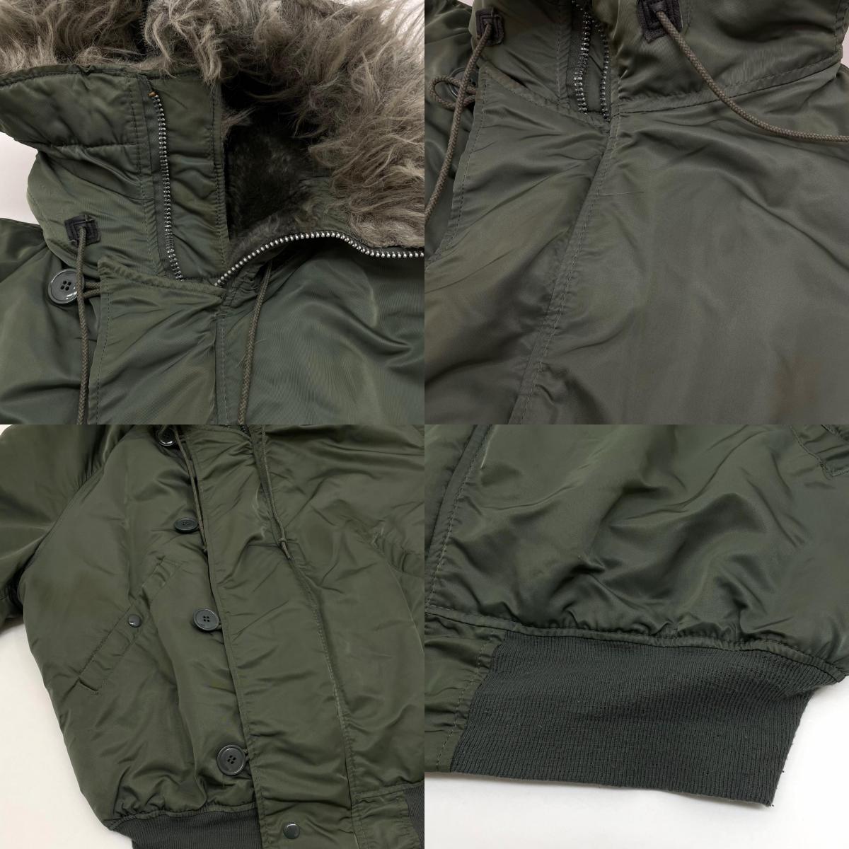 【中古】ALPHA | アルファ 80'S USA製 N-2B フライトジャケット カーキ サイズ：L【尾張小牧店】