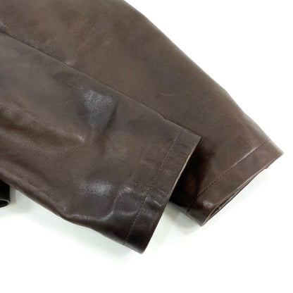 AURALEE | オーラリー HEAVY LAMB LEATHER BLOUSON レザー A25AB02LA ブラウン サイズ：5【尾張小牧店】