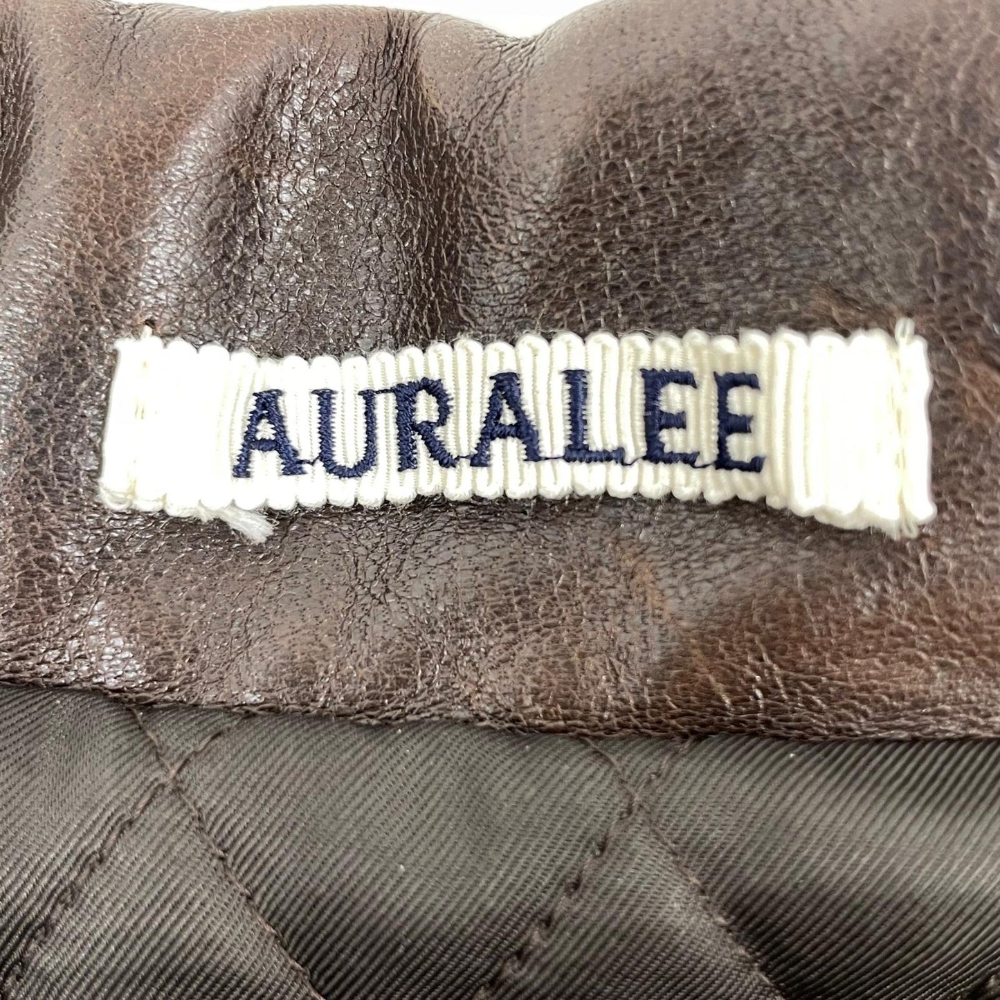 AURALEE | オーラリー HEAVY LAMB LEATHER BLOUSON レザー A25AB02LA ブラウン サイズ：5【尾張小牧店】