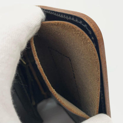 革蛸 | カワタコ 台形ショートワレットTYPE-H 蛸墨 二つ折り財布 ブラック【尾張小牧店】