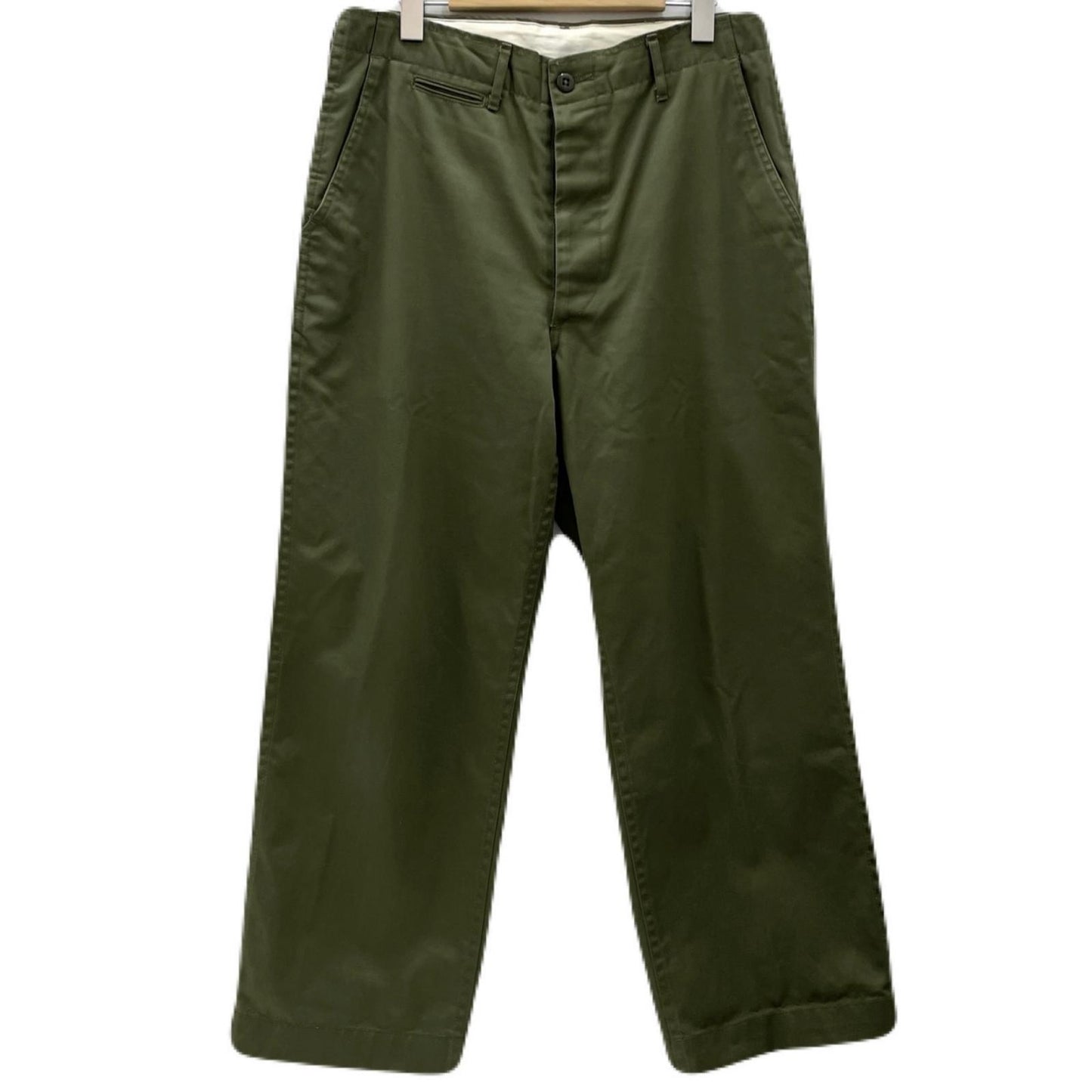 【中古】ATLAST&CO | アットラスト チノパンツ オリーブ サイズ：32【尾張小牧店】