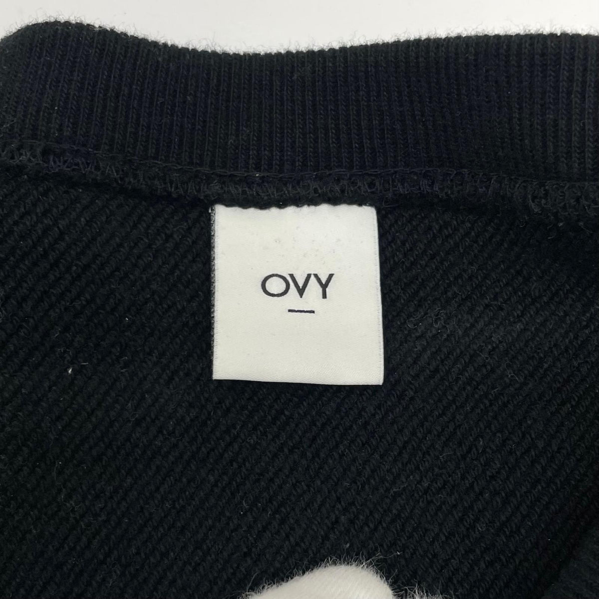 【中古】OVY | オヴィー Heavy Weight Wide Pullover Sweat 長袖スウェット 084 ブラック サイズ：XL【尾張小牧店】
