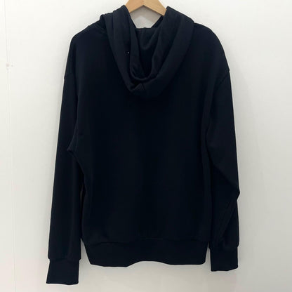 【中古】EVISU | エヴィス カモメプリント リラックスフィット フーディー 長袖パーカー ブラック サイズ：L【尾張小牧店】