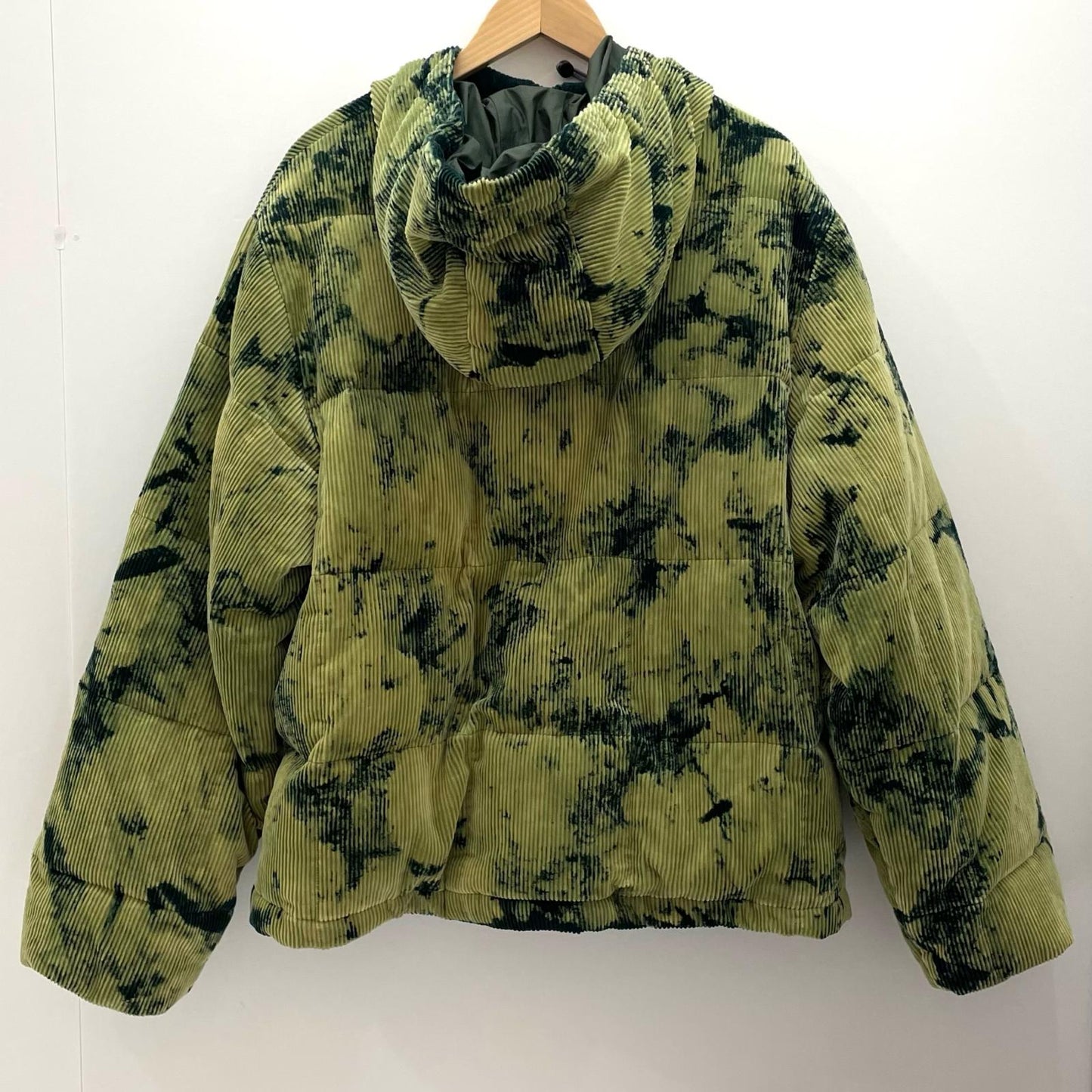 BRAIN DEAD | ブレインデッド BLEACH DYED DIMENSION PUFFER JACKET ダウンジャケット O08004533FW25 オリーブ サイズ：M【尾張小牧店】