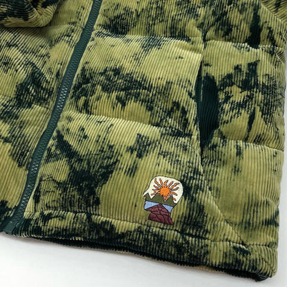 BRAIN DEAD | ブレインデッド BLEACH DYED DIMENSION PUFFER JACKET ダウンジャケット O08004533FW25 オリーブ サイズ：M【尾張小牧店】