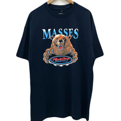 MASSES | マシス PORKCHOP × MASSES T-SHIRT BEAR 半袖Ｔシャツ ネイビー サイズ：XL【尾張小牧店】