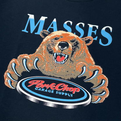 MASSES | マシス PORKCHOP × MASSES T-SHIRT BEAR 半袖Ｔシャツ ネイビー サイズ：XL【尾張小牧店】