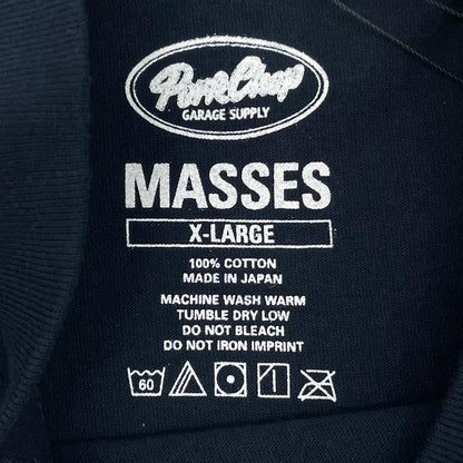MASSES | マシス PORKCHOP × MASSES T-SHIRT BEAR 半袖Ｔシャツ ネイビー サイズ：XL【尾張小牧店】