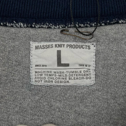MASSES | マシス SWEAT CREW W-FACE WASH スウェット ネイビー サイズ：L【尾張小牧店】