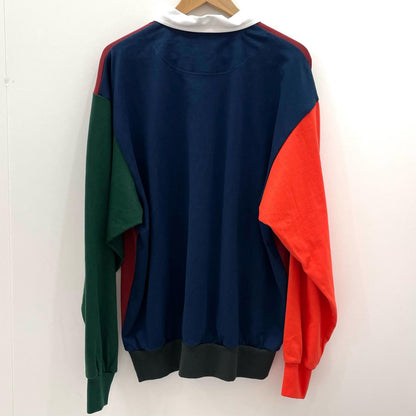 LQQK STUDIO | ルックスタジオ RUGBY SHIRT ポロシャツ LQA25RS10 レッド サイズ：L【尾張小牧店】