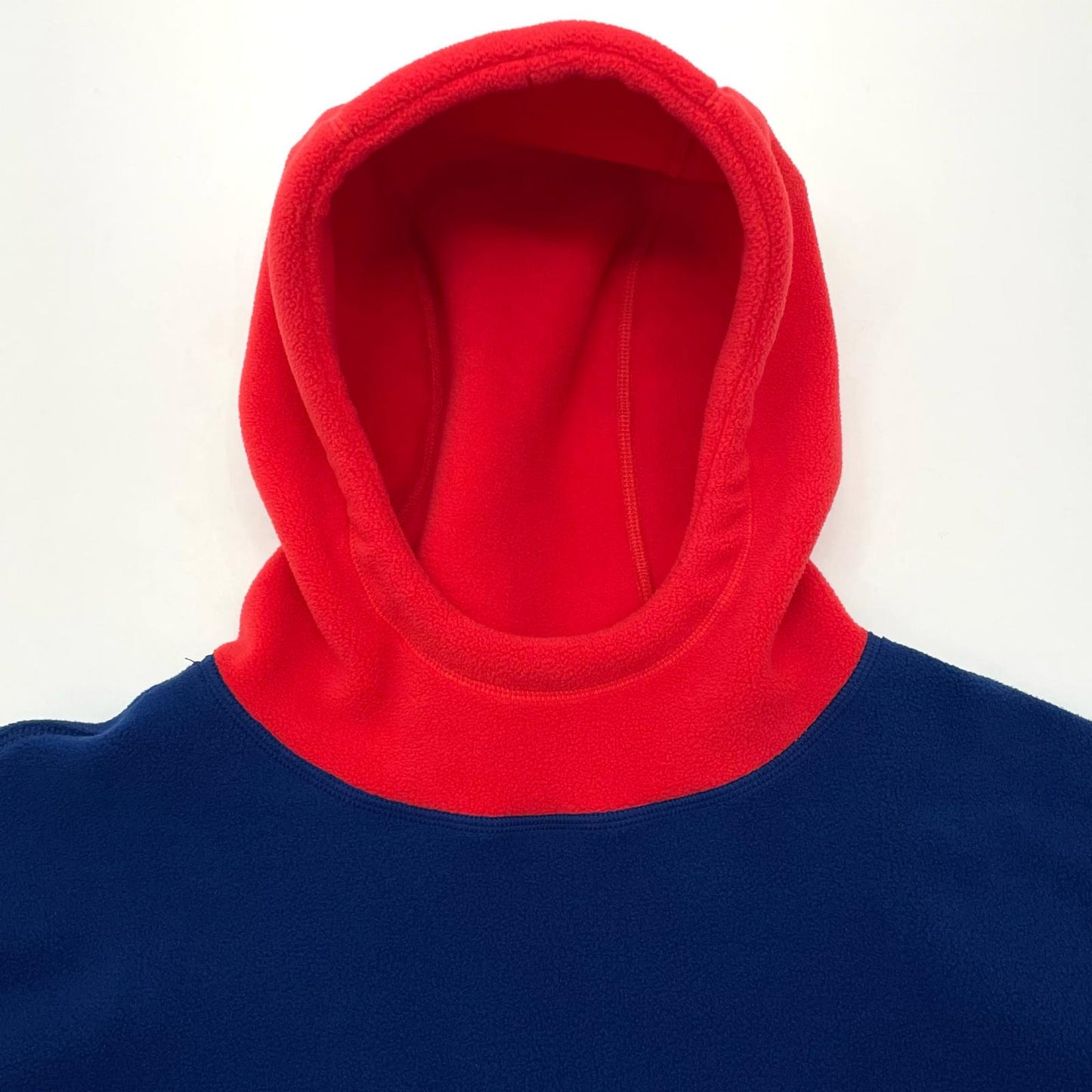 LQQK STUDIO | ルックスタジオ FLEECE HOODIE パーカー LQA25FH06 ブルー×レッド サイズ：L【尾張小牧店】