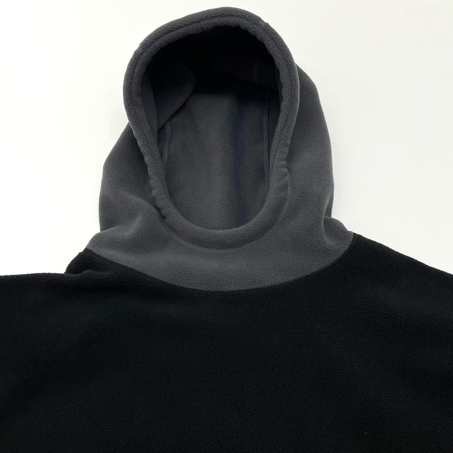 LQQK STUDIO | ルックスタジオ FLEECE HOODIE パーカー LQA25FH06 ブラック×グレー サイズ：L【尾張小牧店】
