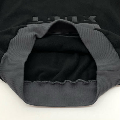 LQQK STUDIO | ルックスタジオ FLEECE HOODIE パーカー LQA25FH06 ブラック×グレー サイズ：L【尾張小牧店】