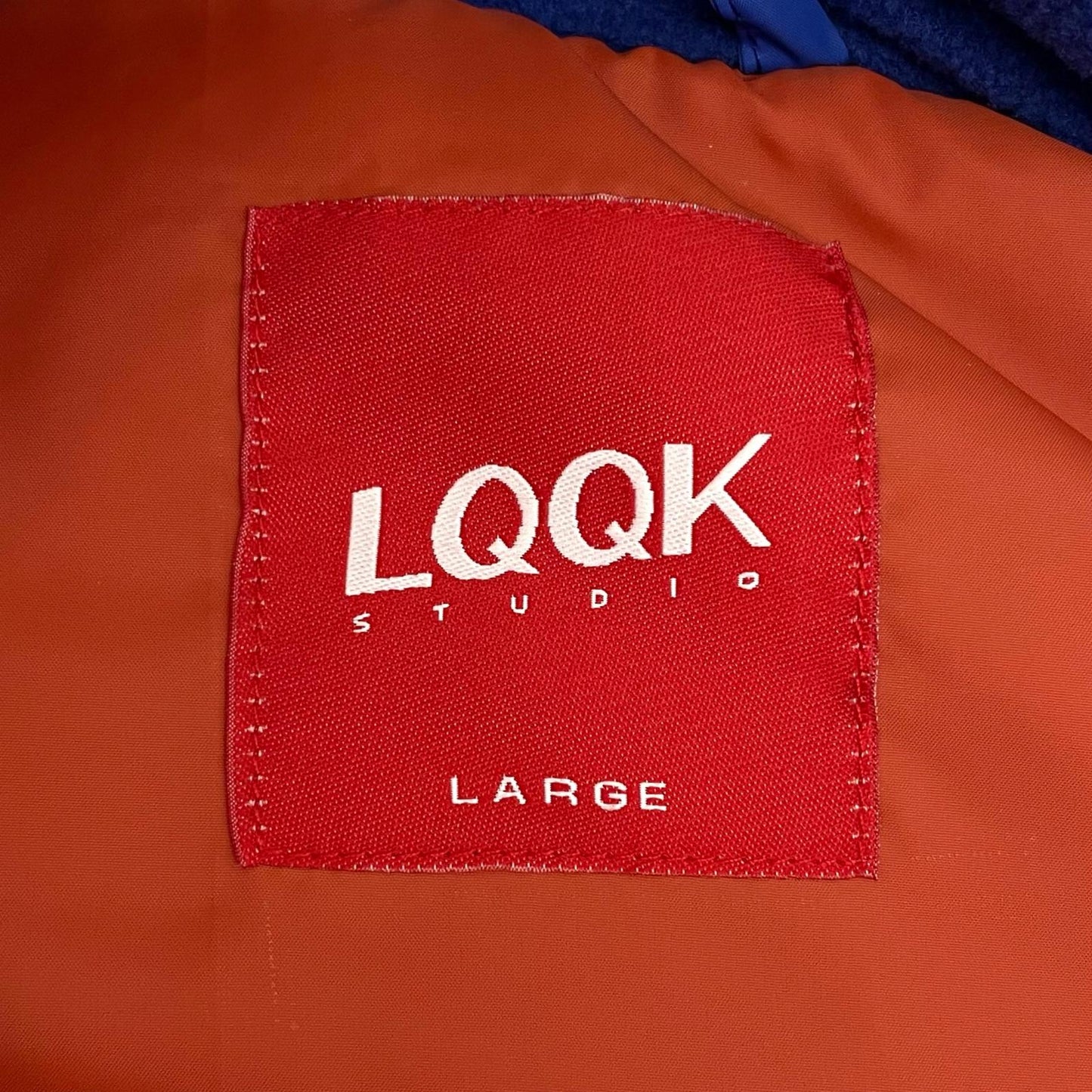 LQQK STUDIO | ルックスタジオ PUFF DOWN JACKET 中綿ジャケット LQA25JK01 ブルー サイズ：L【尾張小牧店】