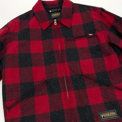 MINEDENIM | マインデニム PENDLETON W.Plaid Zipup Work JKT その他アウター MND-PDL801 レッド×ブラック サイズ：2【尾張小牧店】