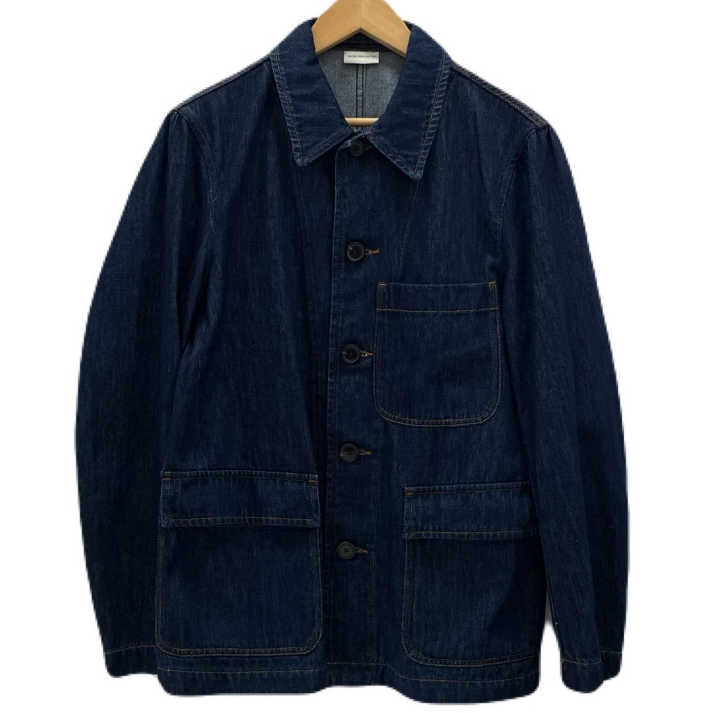 DRIES VAN NOTEN | ドリスヴァンノッテン BRAXTON DEN 2381 M.W.JACKET カバーオール 020429-2381 ネイビー サイズ：46【尾張小牧店】