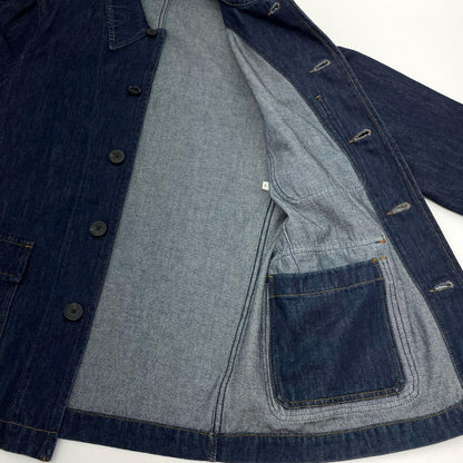 DRIES VAN NOTEN | ドリスヴァンノッテン BRAXTON DEN 2381 M.W.JACKET カバーオール 020429-2381 ネイビー サイズ：46【尾張小牧店】